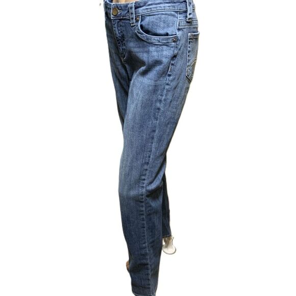 Kut From The Kloth Blue Denim 5 Pocket Stevie Jeans Pants Size 10 Vintage Y2K - Picture 9 of 16